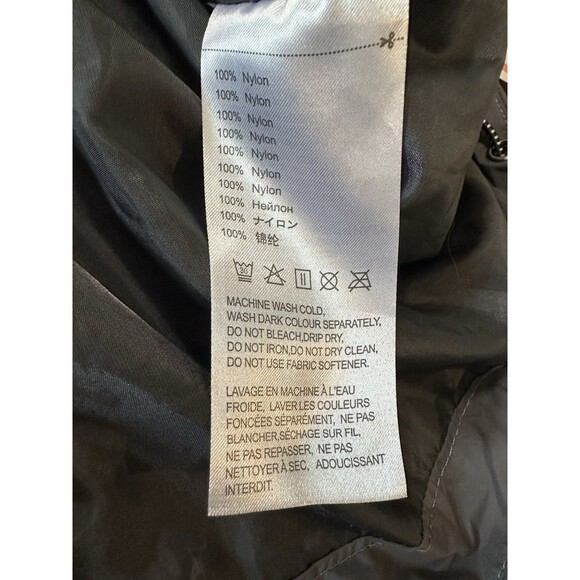 Little Donkey Andy Mens Rain Jacket Sz Medium Gray Full Zip Hooded Windbreaker - Picture 8 of 13